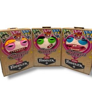 Fuggler Powerpuff Girls Buttercup, Blossom, Bubbles, Set Of 3 Zuru New